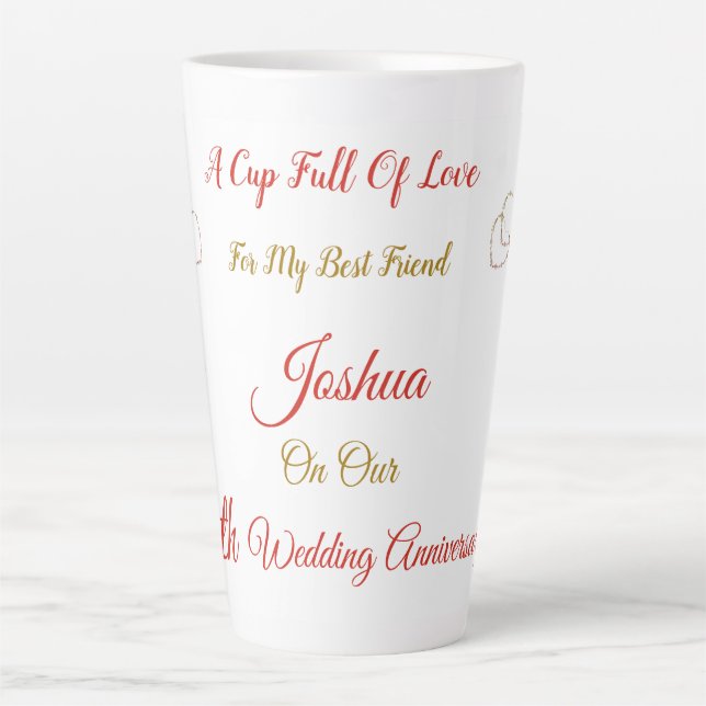 Caneca De Café Latte 5 personalizado - design de latte mug (Frente)