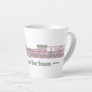 Caneca De Café Latte A Aldeia de Quatro Estações