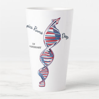 Caneca De Café Latte A América Corre Profundo