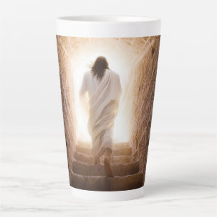 Caneca De Café Latte A Ascensão - Jesus Andando à Luz
