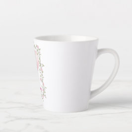 Caneca De Café Latte A beautiful Cup for Mother's Day- Pastel pink