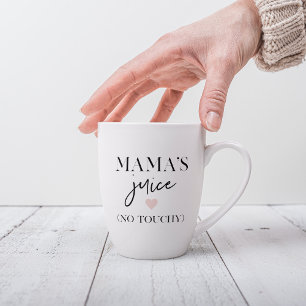 Caneca De Café Latte A citação de Juice Engraçada da mamãe Melhor ofe