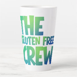 Caneca De Café Latte A Equipe Sem Glúten