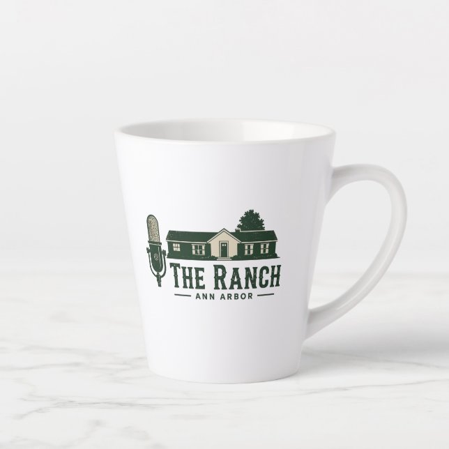 Caneca De Café Latte A Fazenda - Caneca de Latte ou Cappuccino (Direita)