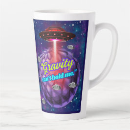 CANECA DE CAFÉ LATTE A GRAVIDADE NÃO PODE ME SEGURAR