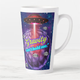 CANECA DE CAFÉ LATTE A GRAVIDADE NÃO PODE ME SEGURAR