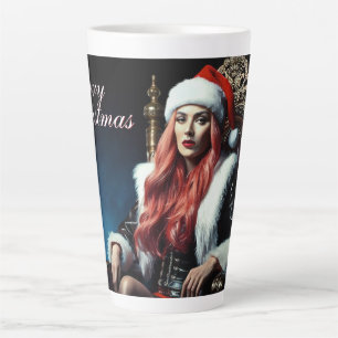 Caneca De Café Latte A irmã mais sensual do Papai Noel - Feliz Natal 03