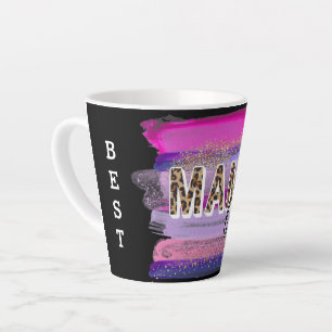 Caneca De Café Latte A Melhor Vida Da Mãe Nunca Personalizou