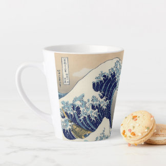Caneca De Café Latte A onda do Excelente de Kanagawa Hokusai