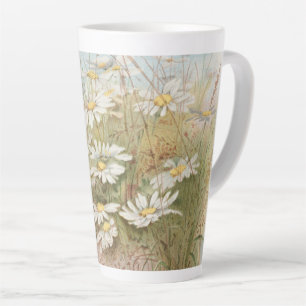 Caneca De Café Latte "A Páscoa Traz a Primavera Florescente" 