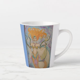 Caneca De Café Latte A Rainha Mer