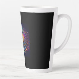 Caneca De Café Latte A Sierpinski Gasket Fractal