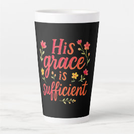 Caneca De Café Latte A Sua Graça é Suficiente
