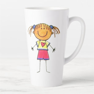 Caneca De Café Latte A Trabalho de arte Mug do Seu Filho