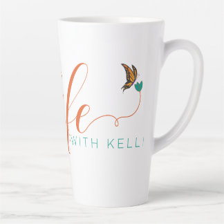 Caneca De Café Latte A vida da arte com Kelli Latte Mug