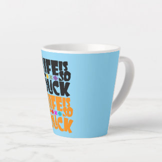 Caneca De Café Latte a vida é tão pata
