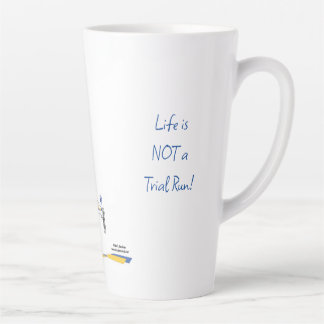 Caneca De Café Latte A vida 'Sylvie' não é um teste de execução tardia