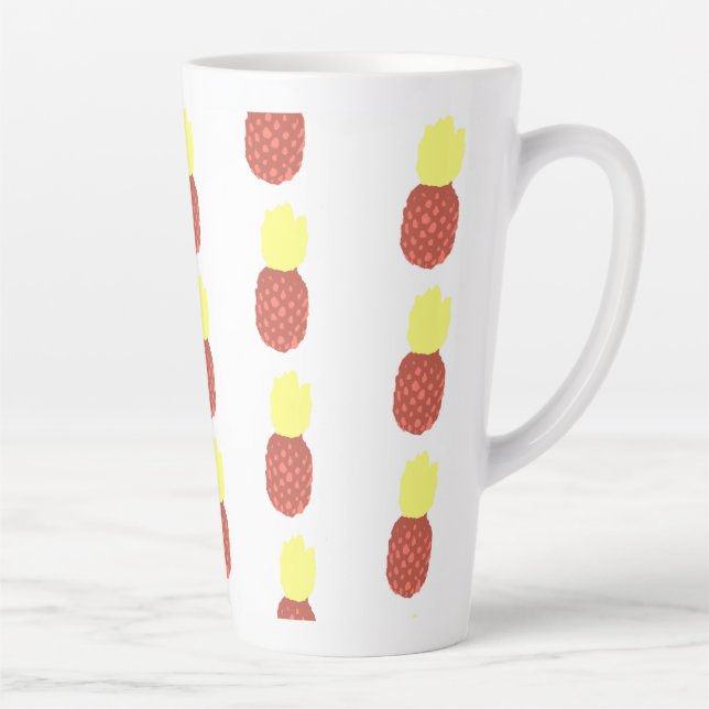 Caneca De Café Latte Abacaxi Alumínio Garrafa de Água (Direita)