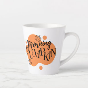 Caneca De Café Latte Abóbora