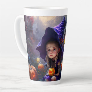 Caneca De Café Latte abóbora/fantasia/Halloween/desenho