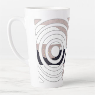 Caneca De Café Latte Abstract latte mug design