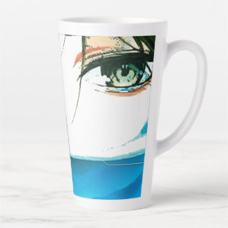 Caneca De Café Latte abstract women face