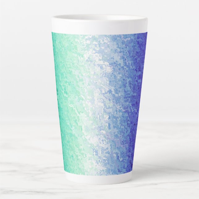 Caneca De Café Latte Abstrato MLM Men Loving Men Pride Flag (Frente)