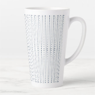 Caneca De Café Latte Abstrato Raindrops