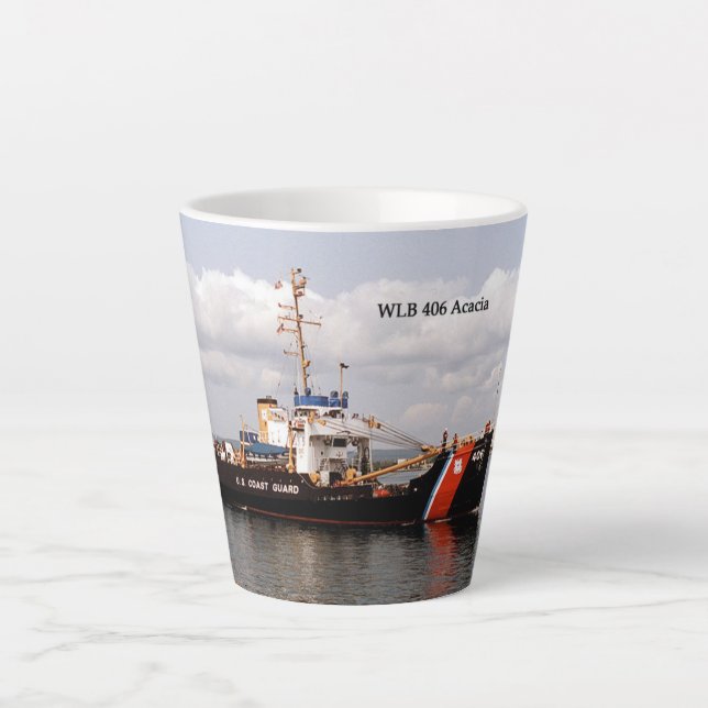 Caneca De Café Latte Acacia latte mug (Frente)