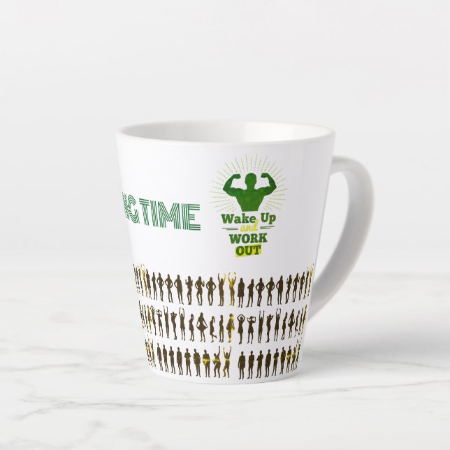 CANECA DE CAFÉ LATTE ACORDAR UP (Ângulo direito)