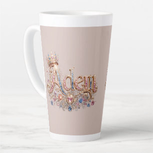 Caneca De Café Latte Adam Crown Design