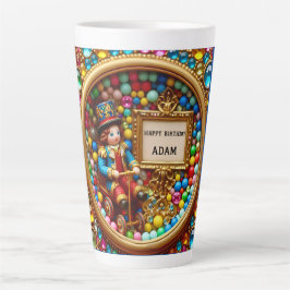 Caneca De Café Latte ADAM ~ Vintage boy ~ Brinquedo Vintage ~