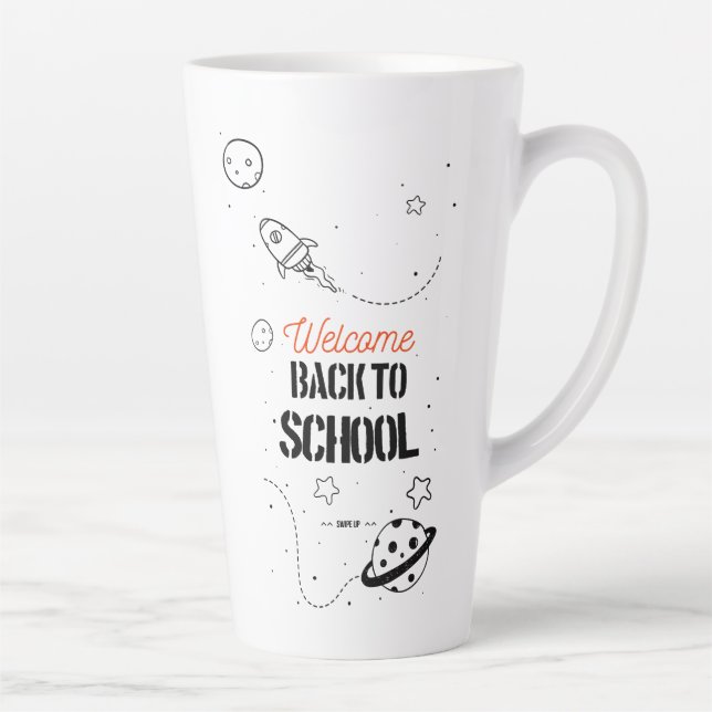 Caneca De Café Latte Adesivo de Parede (Direita)