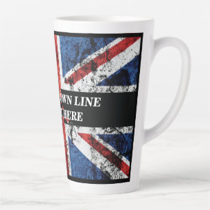 Caneca De Café Latte Adicione seu texto ao Travesseiro decorativo de si