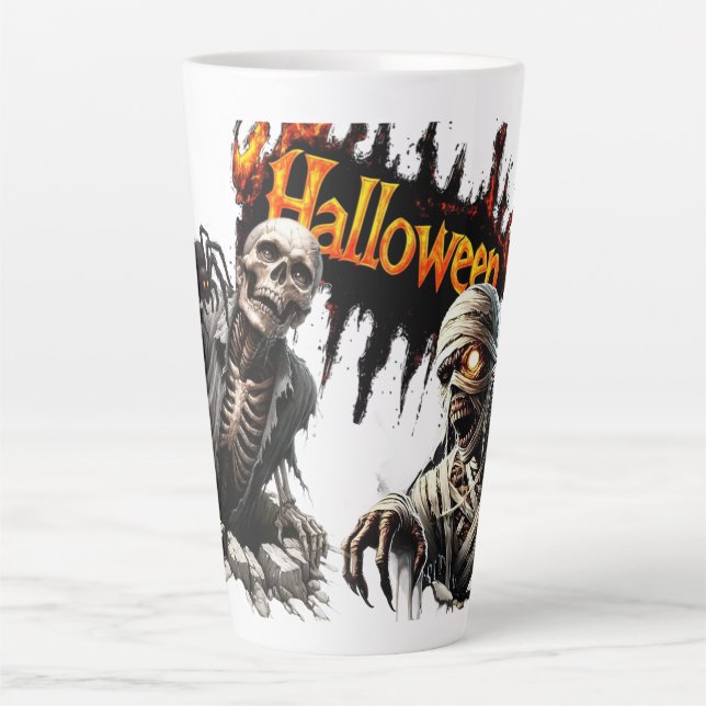 Caneca De Café Latte ☕ Adormecendo Mug De Café (Frente)