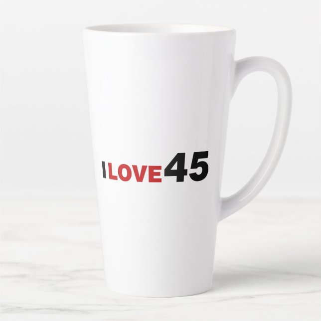 Caneca De Café Latte Adoro 45 (Direita)