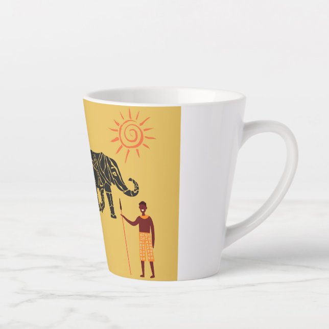 Caneca De Café Latte África (Direita)
