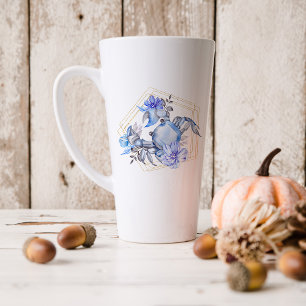 Caneca De Café Latte Água-forte Câncer Astrologia Signo do Zodíaco   Mo