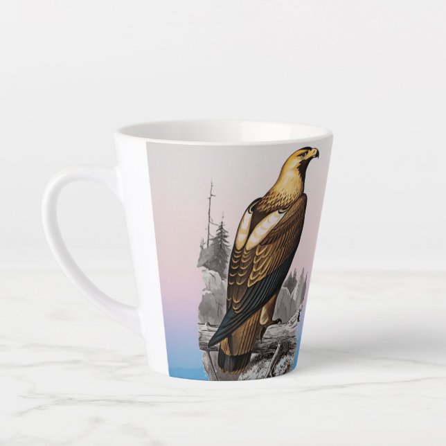 Caneca De Café Latte Águia (Esquerda)