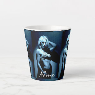 Caneca De Café Latte Ajustado no Thunder_Cove das sombras