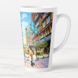 Caneca De Café Latte Alemanha Antiga Portão da Cidade de Munique Karist