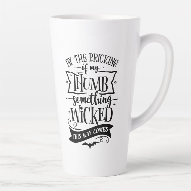 Caneca De Café Latte Algo Mau (Direita)