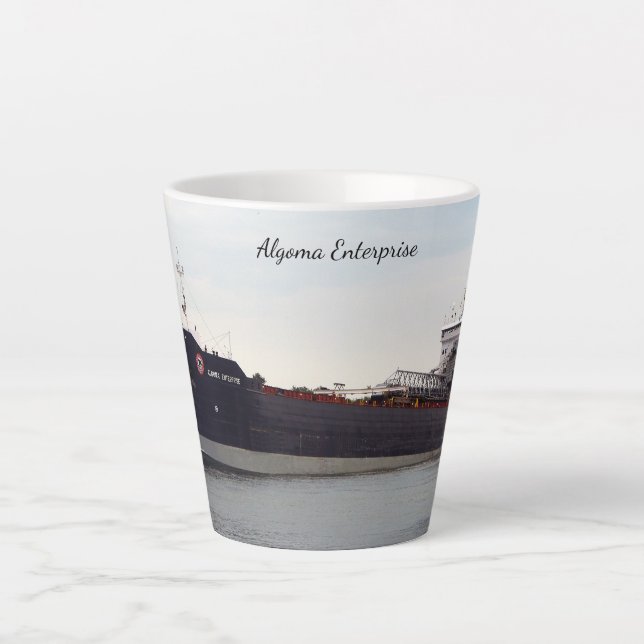 Caneca De Café Latte Algoma Enterprise latte mug (Frente)