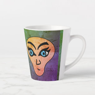 Caneca De Café Latte alienígena