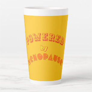 Caneca De Café Latte Alimentado pela Menopausa 2 