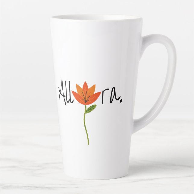 Caneca De Café Latte Allora com Lily (Direita)