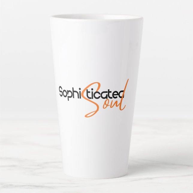 Caneca De Café Latte Alma Sofisticada    (Frente)