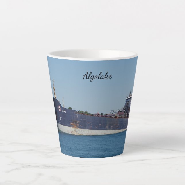 Caneca De Café Latte Alolake (caneca latina) (Frente)