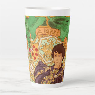 Caneca De Café Latte Alphonse Mucha Prince e Dragon