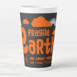 Caneca De Café Latte Alterações climáticas | Poluição por carbono | Açã